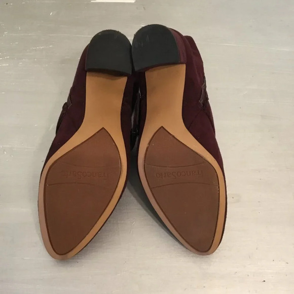Franco Sarto  | Women's Eugenia Heeled Boots | Burgundy | Size 7.5 - Picture 9 of 10